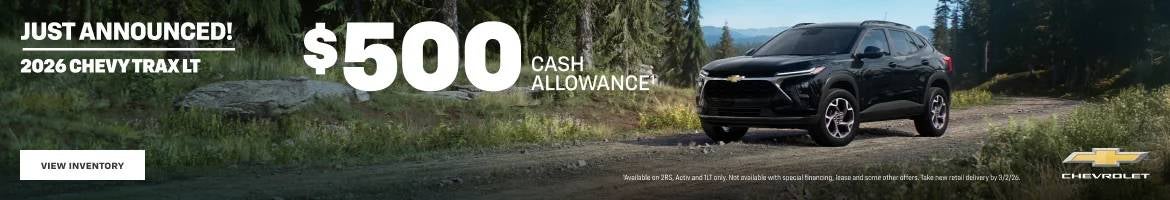 2026 Chevy Trax 500